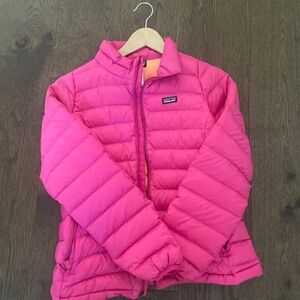 Patagonia Pink Puffer Jacket Youth XL 14-16